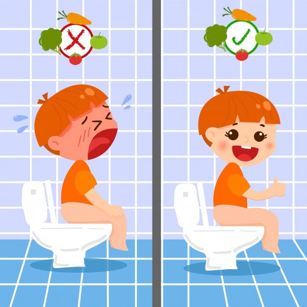 Giúp trẻ đi ngoài khi bị táo bón tại nhà