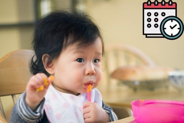Khi nào mẹ cho bé ăn dặm 2 bữa mỗi ngày?